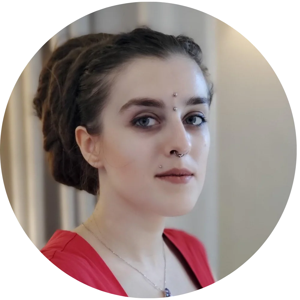 Anna Moroid embroidery artist and textile researcher specializing in hand embroidery and textile art at NAYAM